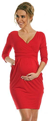 Happy Mama. Women's Maternity Jersey Tulip Dress Easy Breastfeeding 50% OFF 236p