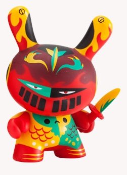 Kidrobot Dunny Apocalypse Series - Dragon Knight By Patricio Oliver