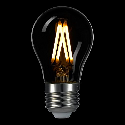 LIGHTSTORY Edison LED Bulb A15, E26 Base 2700K Non-dimmable Vintage Filament LED Bulb (3W=40W)