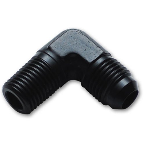 

Vibrant (10254) -10AN 1/2 NPT 90° Elbow Adapter Fitting