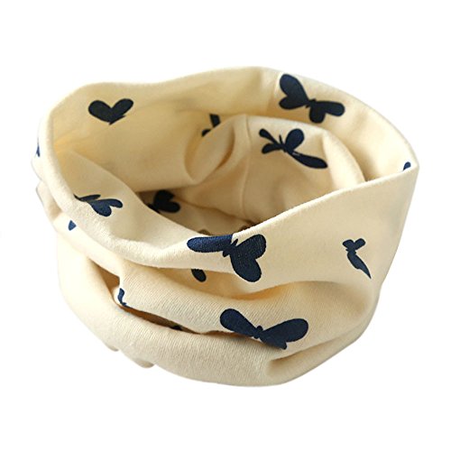 FEITONG Fashion Kids Baby Infant Autumn Winter Boys Girls Collar Baby Butterfly Scarf Cotton O Ring Neck Scarves