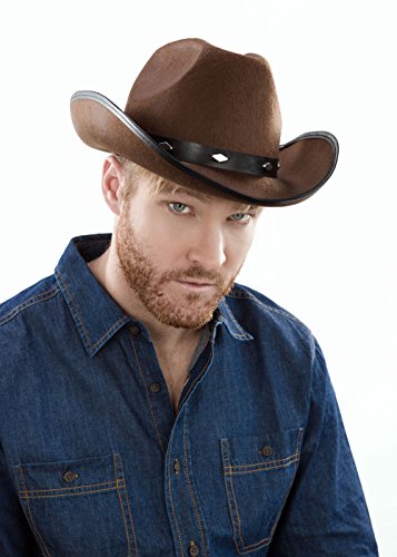 kangaroo brown studded cowboy hat usd 8.