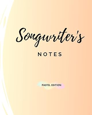 Songwriter's Notes Pastel Edition