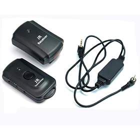 GSI Super Quality 3-In-1 Professional Infrared IR Camera Controller, Includes Transmitter, Receiver And Cord - Wireless Or Wired Functions - Remote Switch, Instant And Delay Shutter - Fits Panasonic DMC-FZ20 , DMC-FZ20k , DMC-FZ20S, DMC-FZ30, DMC-FZ30K , DMC-FZ30S , DMC-FZ50K , DMC-FZ50S, DMC-FZ50 ,