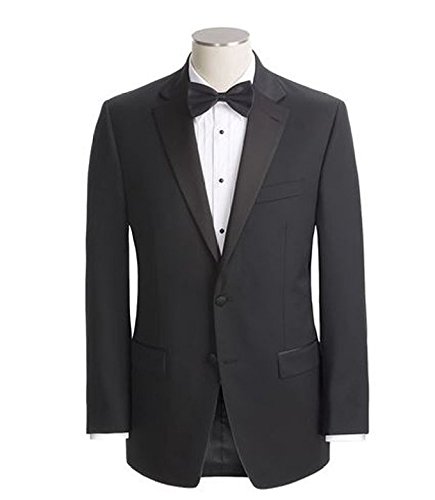 Ralph Lauren Men's Super 130's Wool Two Button Black Tuxedo