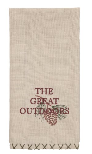 Algopix Similar Product 11 - Pinecone Great Outdoors Acc Dishtowel
