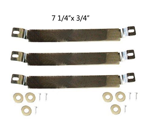 05593(3-pack) Stainless Steel Cross Over Burner Replacement for Select Gas Grill Models By Centro, Charbroil and Others