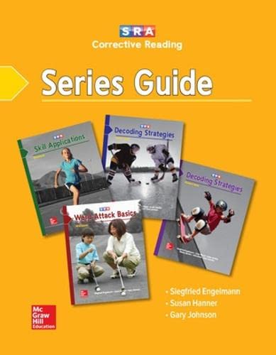 Corrective Reading Series Guide by McGraw-Hill Education