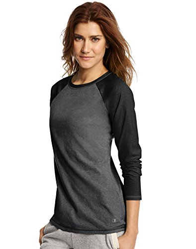 Champion Women's Novelty Jersey Long-Sleeve Tee