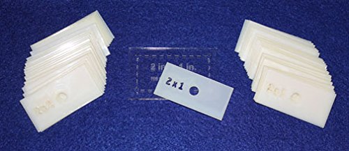 

Mylar 2" X 1" Rectangle 51 Piece Set - Quilting / Sewing Templates