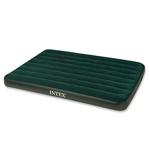 Intex Prestige Downy Airbed Kit with Hand Held Battery Pump, Full