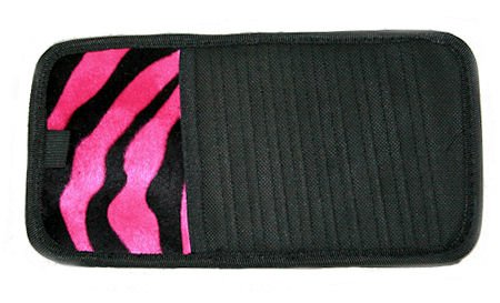 Zebra Hot Pink Cd Visor Holder