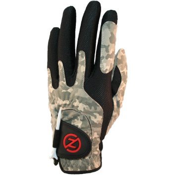 Zero Friction Mens Universal Fit Camo Glove, Khaki