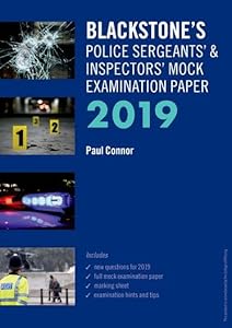 Sergeants' and Inspectors' Mock Examination Paper 2019