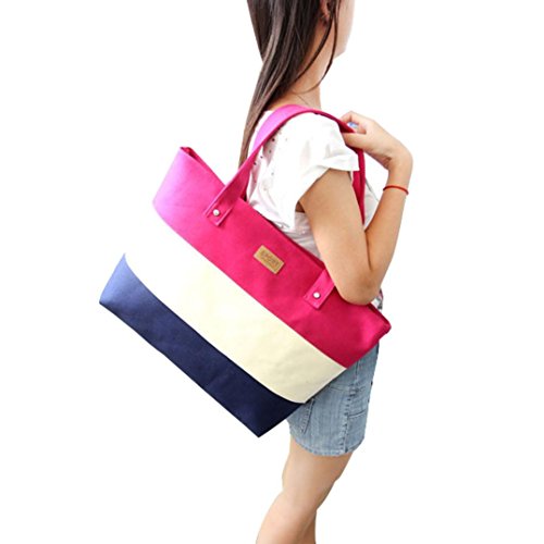 Tenworld Fashion Women Girl Canvas Large Shoulder Messenger Handbag Lunch Bag