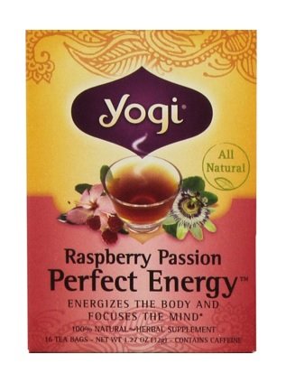 Yogi Tea,16 Tea Bags (Perfect Energy Raspberry Passion, 1 Pack)