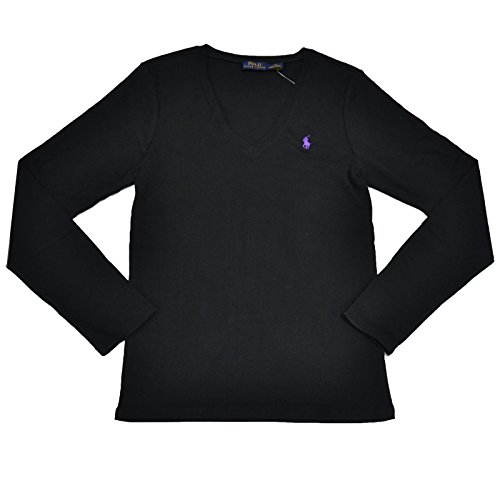 Polo Ralph Lauren Women's Long Sleeve V-Neck Shirt