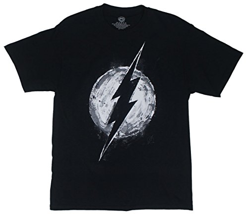 DC Comics Men's Flash Chalk Logo T-shirt