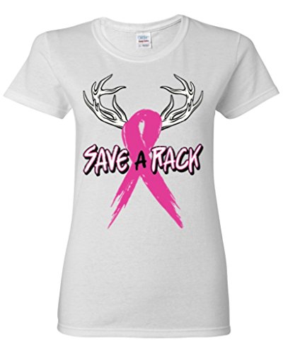 Save A RACK Women T Shirt Breast Cancer Awareness Shirts