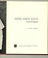 Pope John XXIII,: A pictorial biography