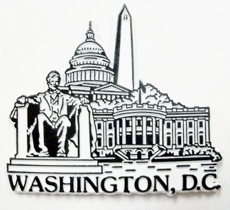 Washington D.C. United States Medium Fridge Magnet