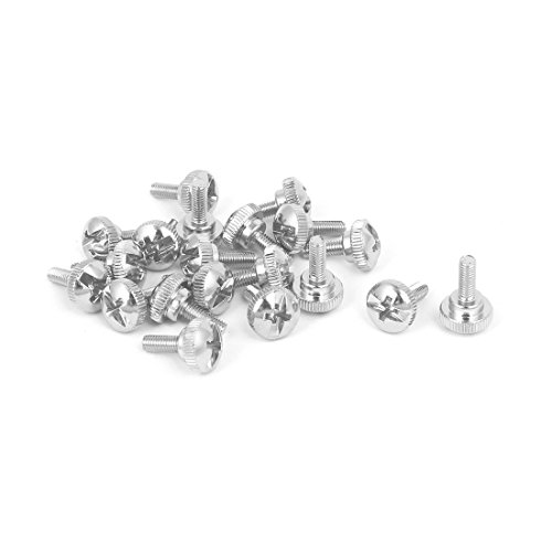 Algopix Similar Product 3 - uxcell Computer PC Case M3 x 8mm Nickel