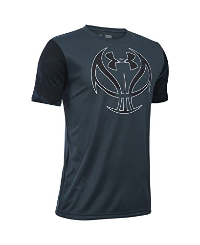 Under Armour Boys' UA Basketball Logo Printed T-Shirt