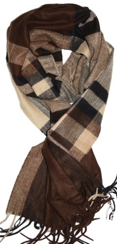 SethRoberts-Plush Plaid Classic Cashmere Feel Men's Winter Scarf