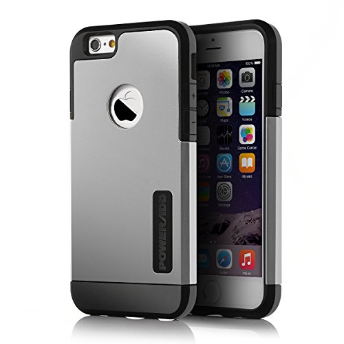 iPhone 6 Case, Poweradd™ iPhone 6 Case [Hybrid Series] Dual Layer Protection Shock Absorbent Bumper and Slim Hard Case for Apple iPhone 6 (4.7