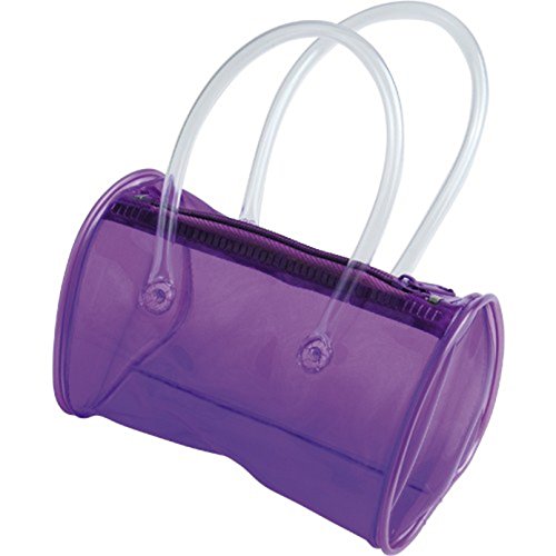 One Play Pretend Clear Purple Mini Child Size Plastic Purse
