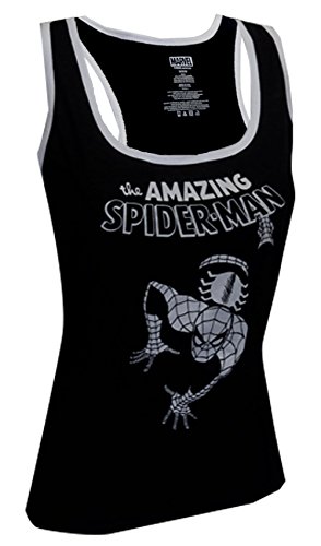 Marvel Comics Amazing Spiderman Racer Back Tank Top for women