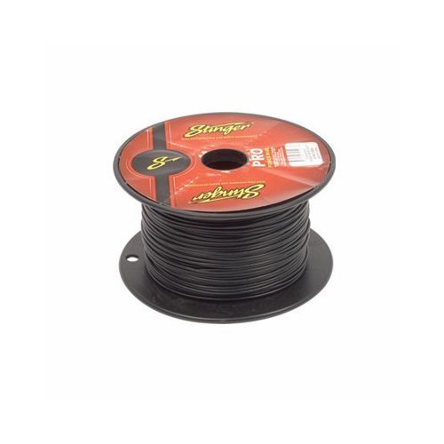 50 Foot Section of Stinger 18 Gauge Black Primary Remote Wire