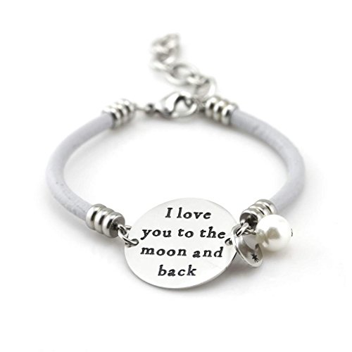 Algopix Similar Product 14 - Insprational Leather Charm Bracelet for