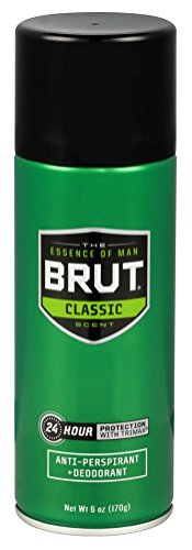 Brut Deodorant 6oz Aerosol Classic Scent(Anti-Perspirant)