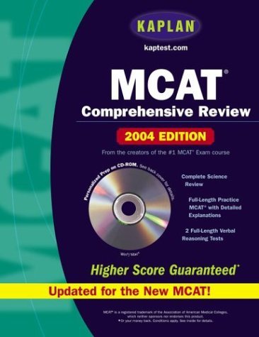Kaplan MCAT Comprehensive Review with CD-ROM, 7th Edition: 2004 Edition by Kaplan