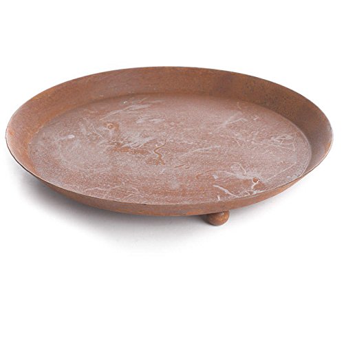 Algopix Similar Product 4 - Group of 4 Rusted Metal Candle Display