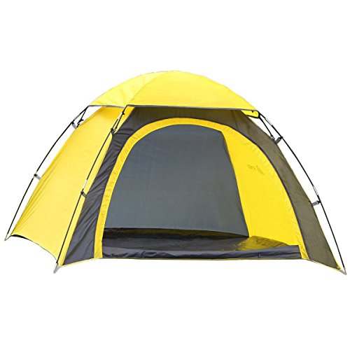 Semoo Half-Moon Style Door, 2 Person Lightweight Camping/Traveling Family Dome Tent with Carry Bag