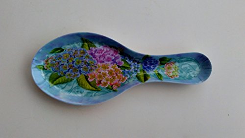 Algopix Similar Product 4 - French Hydrangea Flowers Melamine Spoon