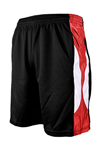 Players Men's Long Athletic Mesh Shorts with Pockets