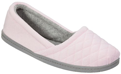 Dearfoams Womens Velour Espadrille Slippers
