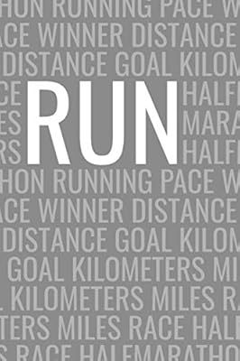 One Year Running Journal Log Book Runner: Log all your runs and see your improvements!