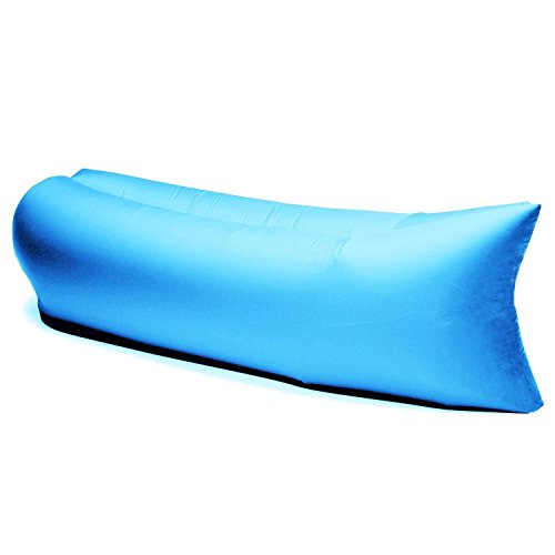 Outdoor Inflatable Sofa Lounger Convenient Air Sleep Bag Portable Bag Nylon &PVC Fabric for Office Worker, Family, Outdoor Fans, Fashion Guys