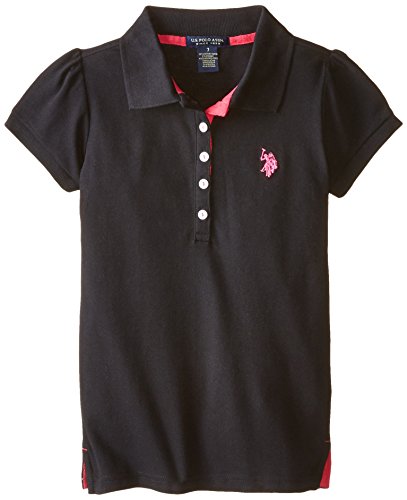 us polo association大女孩款puff sleeve生活polo衫衫