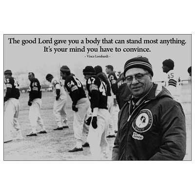 (13x19) Vince Lombardi Motivational Quote Poster