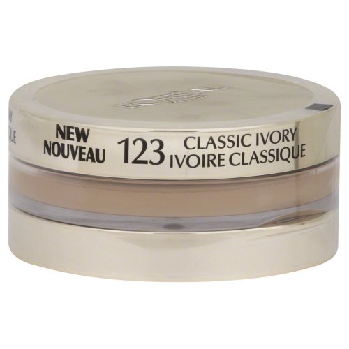LOreal Visible Lift Repair Absolute Makeup, Rapid Age Reversing, #123 Classic Ivory - 0.7 Oz, Pack of 2