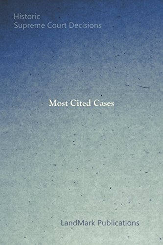 Most Cited Cases by LandMark Publications