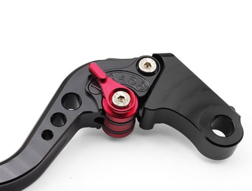 

Pair Black Adjustable Short CNC Motorcycle Brake Clutch Levers Fit for KAWASAKI NINJA 250R 2008 2009 2010 2011 2012 (K-25/F-25)