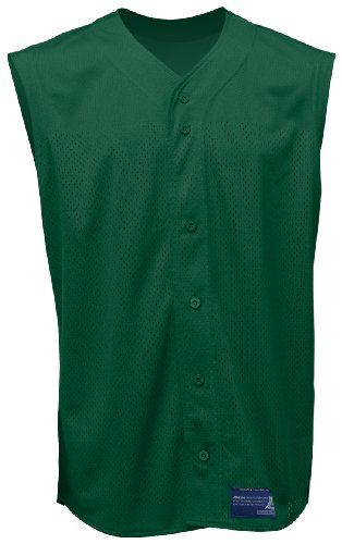 

Mizuno Boys' Full Button Mesh Sleeveless Baseball Jersey