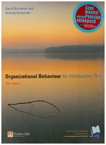 Organizational Behaviour: AND Business Dictionary by David Buchanan