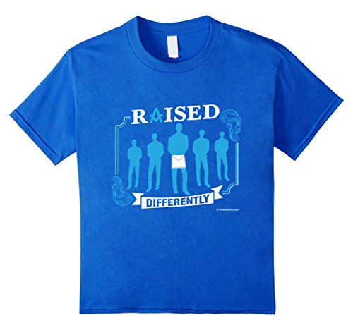 Raised Differently - Freemason Masonic T-shirt (front)